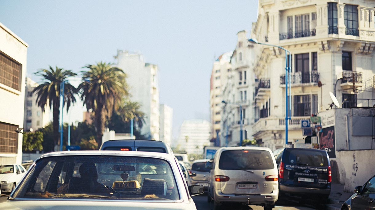 Heure de pointe à Casablanca