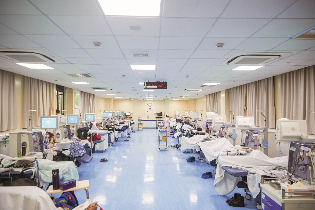 Centre de dialyse en Chine
