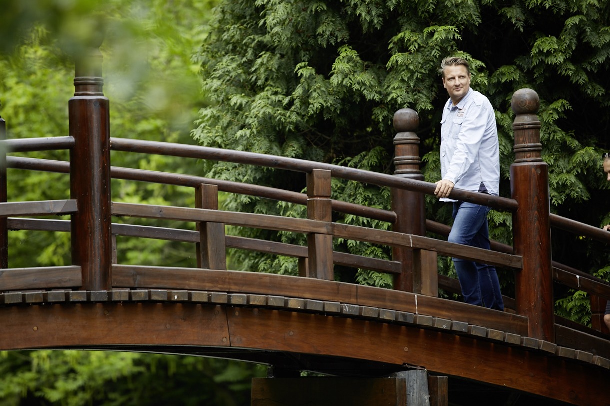 Tomasz, patient polonais traité par dialyse péritonéale sur un pont